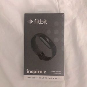 NIB Fitbit Inspire 2 - Black S&L Bands Included